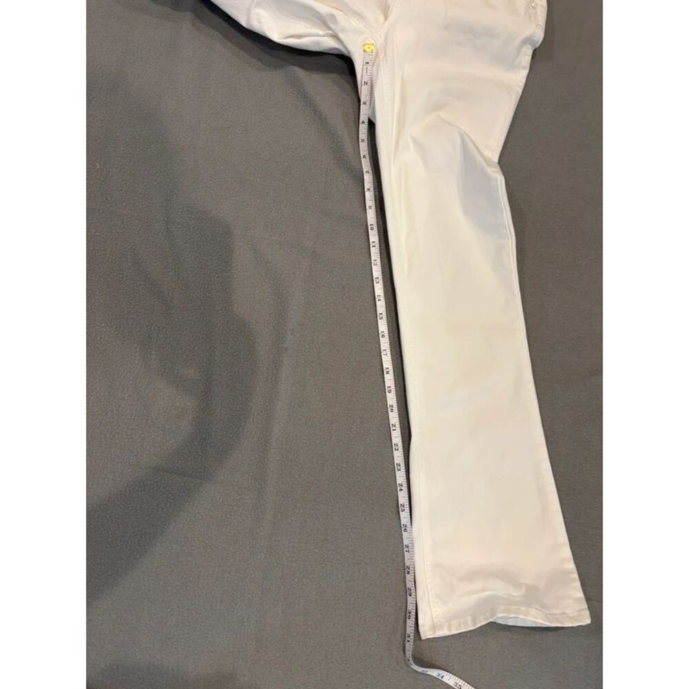 Democracy “Ab”solution Women’s White Slim Straight Ankle Jeans Size 4 - Picture 4 of 5